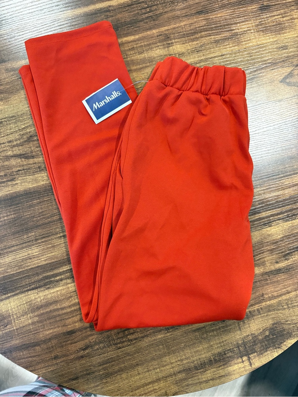 Zara Kids Bright Red Elastic Waist Leggings